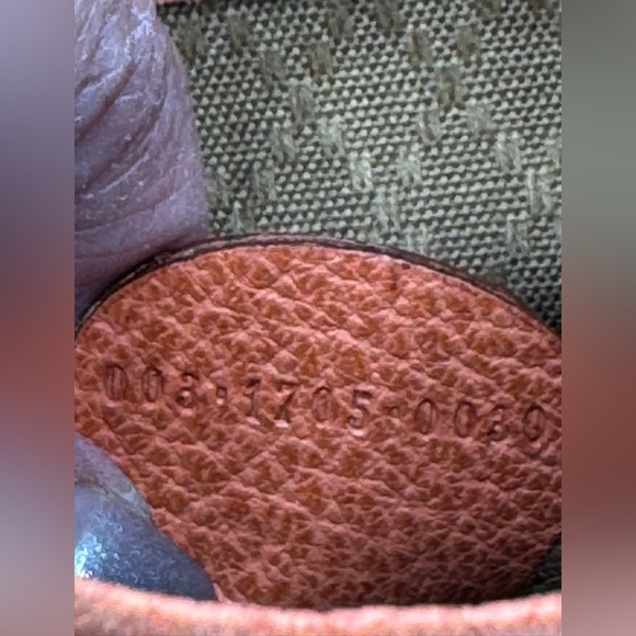 Gucci-Authentic-Vintage - Bamboo Backpack Purse Suede Leather Orange - Picture 10 of 16